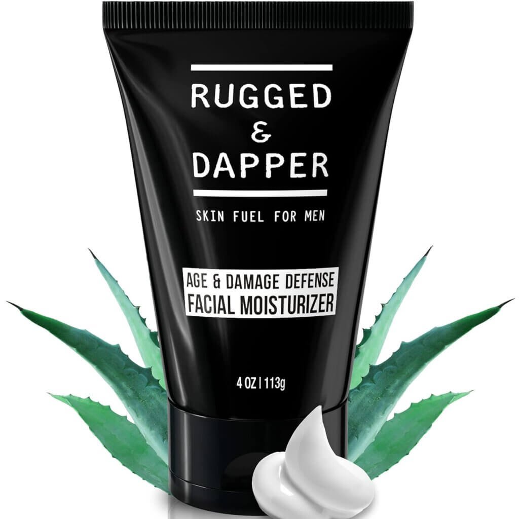 mens lotion - rugged and dapper face lotion - best lotion for men